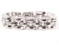18k White Gold Link Bracelet