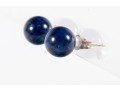 14k Yellow Gold Sodalite Stud Earrings