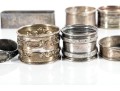 Variety Of Sterling Silver Napkin Rings