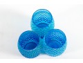 Collection Of Blue Hobnail Depression Glass Tumblers