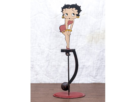 Vintage Betty Boop Metallic Sculpture 