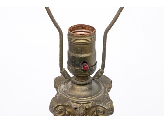 Pair Of Vintage Columnar Lamps