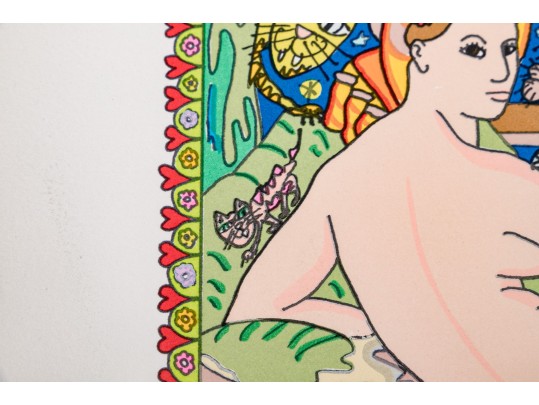 James Rizzi (American, 1950-2011) Serigraph