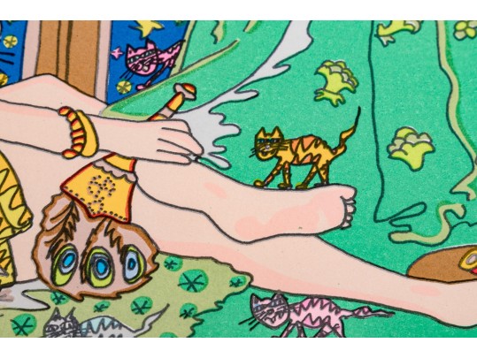 James Rizzi (American, 1950-2011) Serigraph