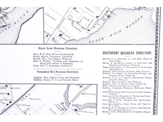Lot Of Eleven Unframed Bridgeport Posters, Prints And A Map