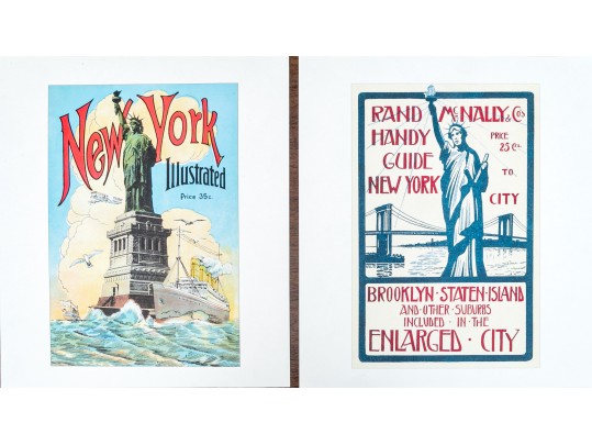 Collection Of Twelve NYC Related Prints On Paper