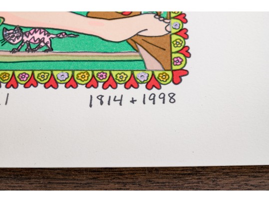 James Rizzi (American, 1950-2011) Serigraph