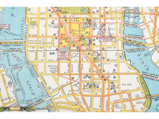 Collection Of Twelve NYC Related Prints On Paper