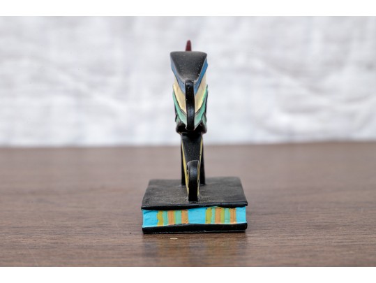 Summit Collection Carved And Painted Wood, “Eye Of Ra”