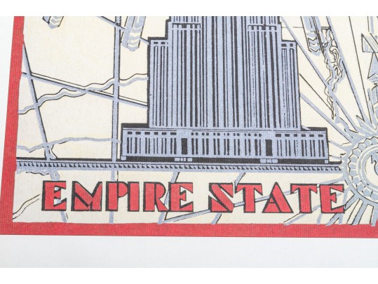 Collection Of Twelve NYC Related Prints On Paper