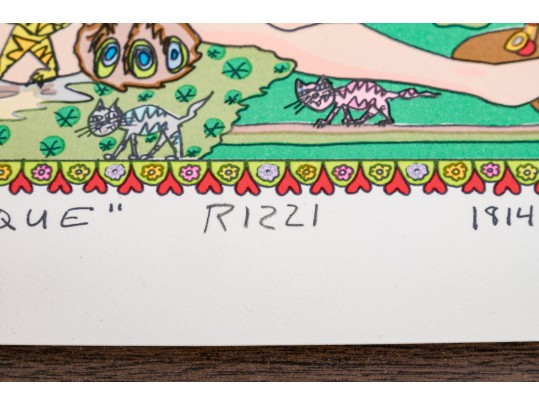 James Rizzi (American, 1950-2011) Serigraph