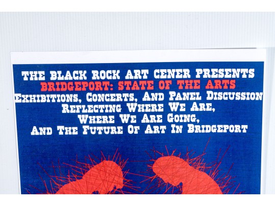 Lot Of Eleven Unframed Bridgeport Posters, Prints And A Map