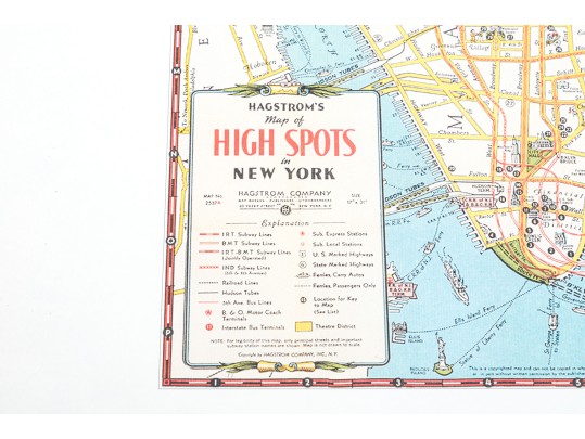 Collection Of Twelve NYC Related Prints On Paper