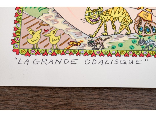 James Rizzi (American, 1950-2011) Serigraph