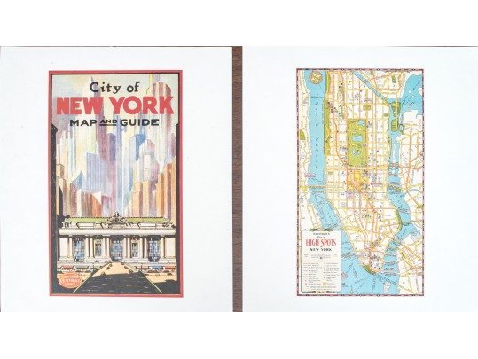 Collection Of Twelve NYC Related Prints On Paper