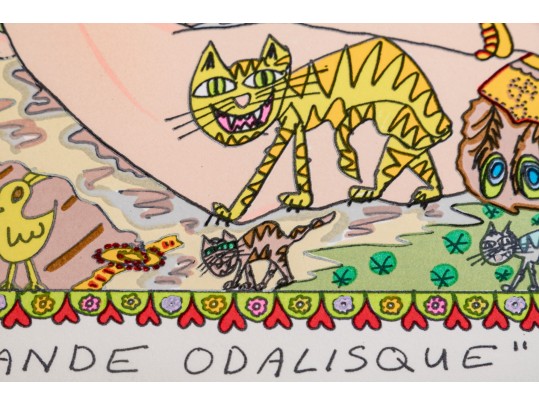 James Rizzi (American, 1950-2011) Serigraph