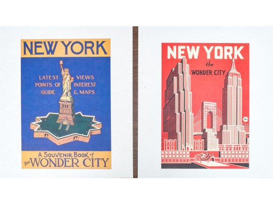 Collection Of Twelve NYC Related Prints On Paper