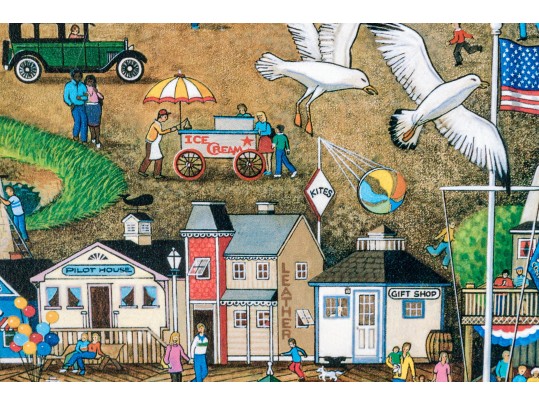 Lot Of Eleven Unframed Bridgeport Posters, Prints And A Map