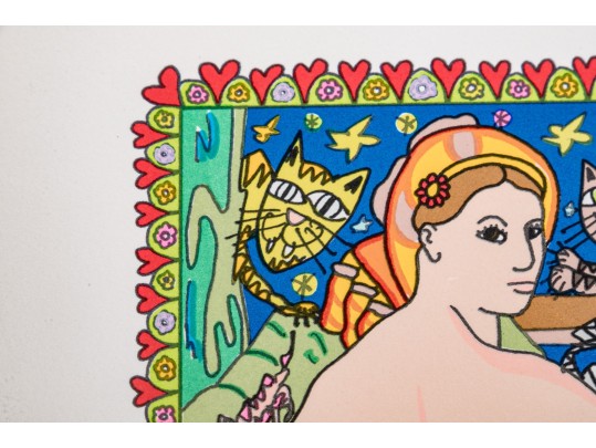 James Rizzi (American, 1950-2011) Serigraph