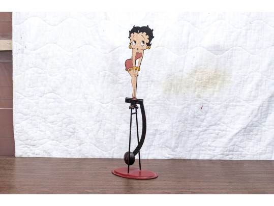 Vintage Betty Boop Metallic Sculpture 