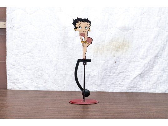 Vintage Betty Boop Metallic Sculpture 