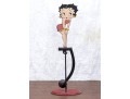 Vintage Betty Boop Metallic Sculpture 