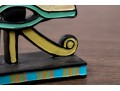 Summit Collection Carved And Painted Wood, “Eye Of Ra”
