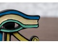 Summit Collection Carved And Painted Wood, “Eye Of Ra”