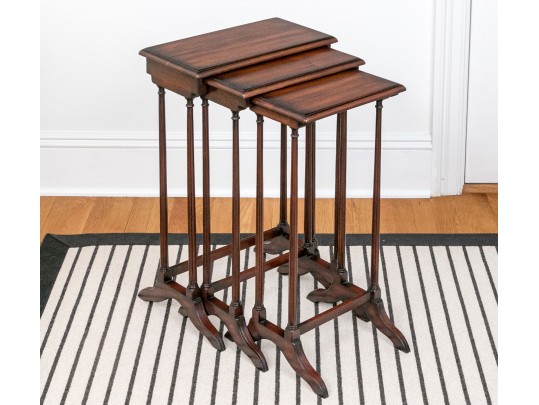 Theodore Alexander Set Of Three Nesting Tables