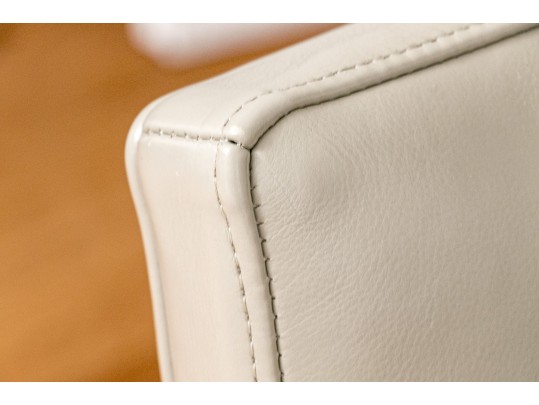 Room And Board Faux Leather Upholstered Side Chairs (6)