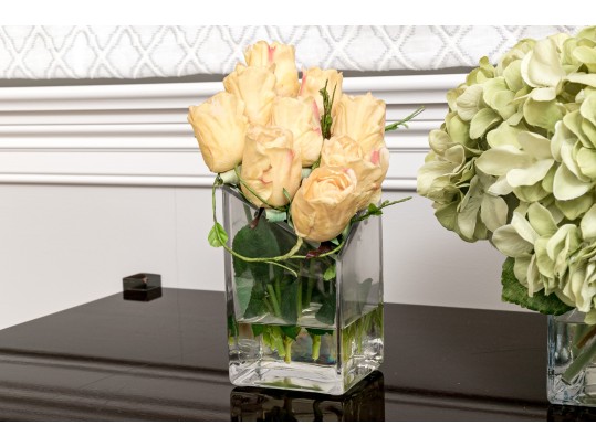 Decorative Collection Of 7 Mixed Media Vases