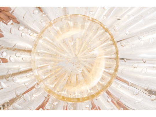 Collection Five Murano Glass Vases And Centerpiece
