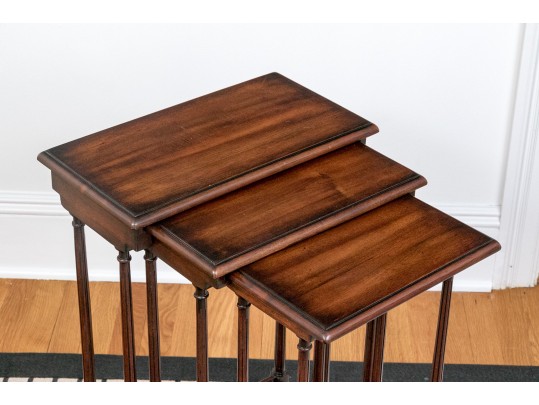 Theodore Alexander Set Of Three Nesting Tables