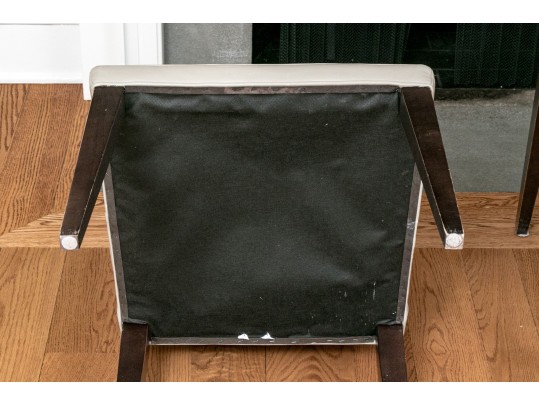 Room And Board Faux Leather Upholstered Side Chairs (6)