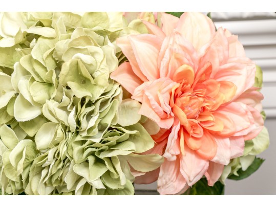 Decorative Collection Of 7 Mixed Media Vases