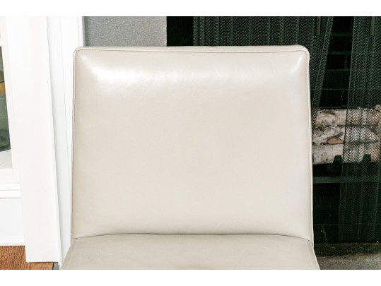 Room And Board Faux Leather Upholstered Side Chairs (6)