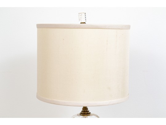 Acrylic Faux Crystal Faceted Table Lamp