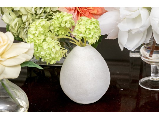 Decorative Collection Of 7 Mixed Media Vases