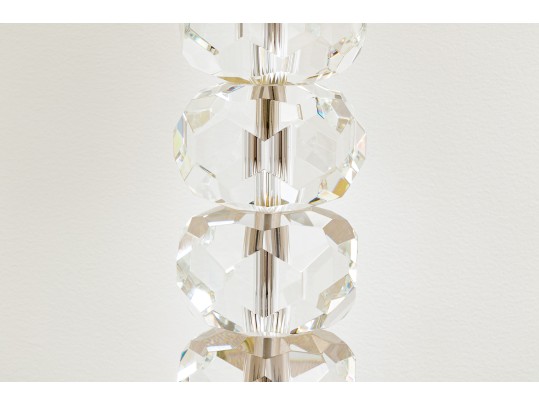 Acrylic Faux Crystal Faceted Table Lamp