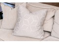 Hickory Chair Down Filled Three Seat Sofa With Two Accent Custom Pillows