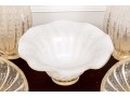Collection Five Murano Glass Vases And Centerpiece