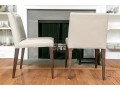 Room And Board Faux Leather Upholstered Side Chairs (6)