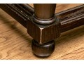 Hickory Chair Dark Walnut Finish “Cocktail Ottoman”