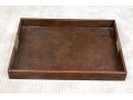 Faux Snakeskin Leather Wrapped Tray