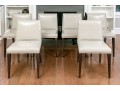 Room And Board Faux Leather Upholstered Side Chairs (6)
