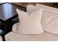 Hickory Chair Down Filled Three Seat Sofa With Two Accent Custom Pillows