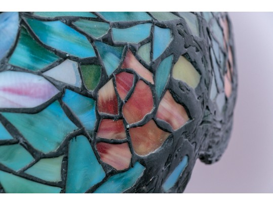 Dragonfly Motif Mosaic Standard And Stained Glass Frame