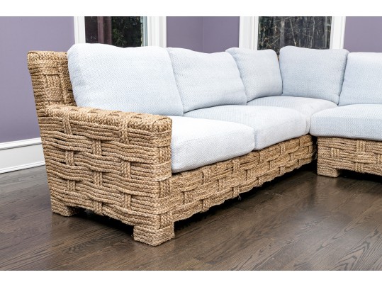 High Quality Hand Braided Woven Sectional By John Himmel