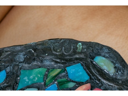 Dragonfly Motif Mosaic Standard And Stained Glass Frame