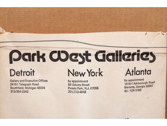 Salvador Dali (France, Spain, 1904-1989) Color Wood Engraving, Divine Comedy, Purgatory Canto 14